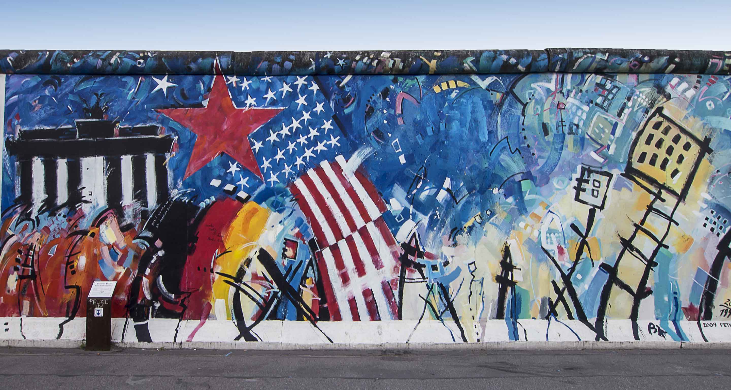 East Side Gallery in Berlin.