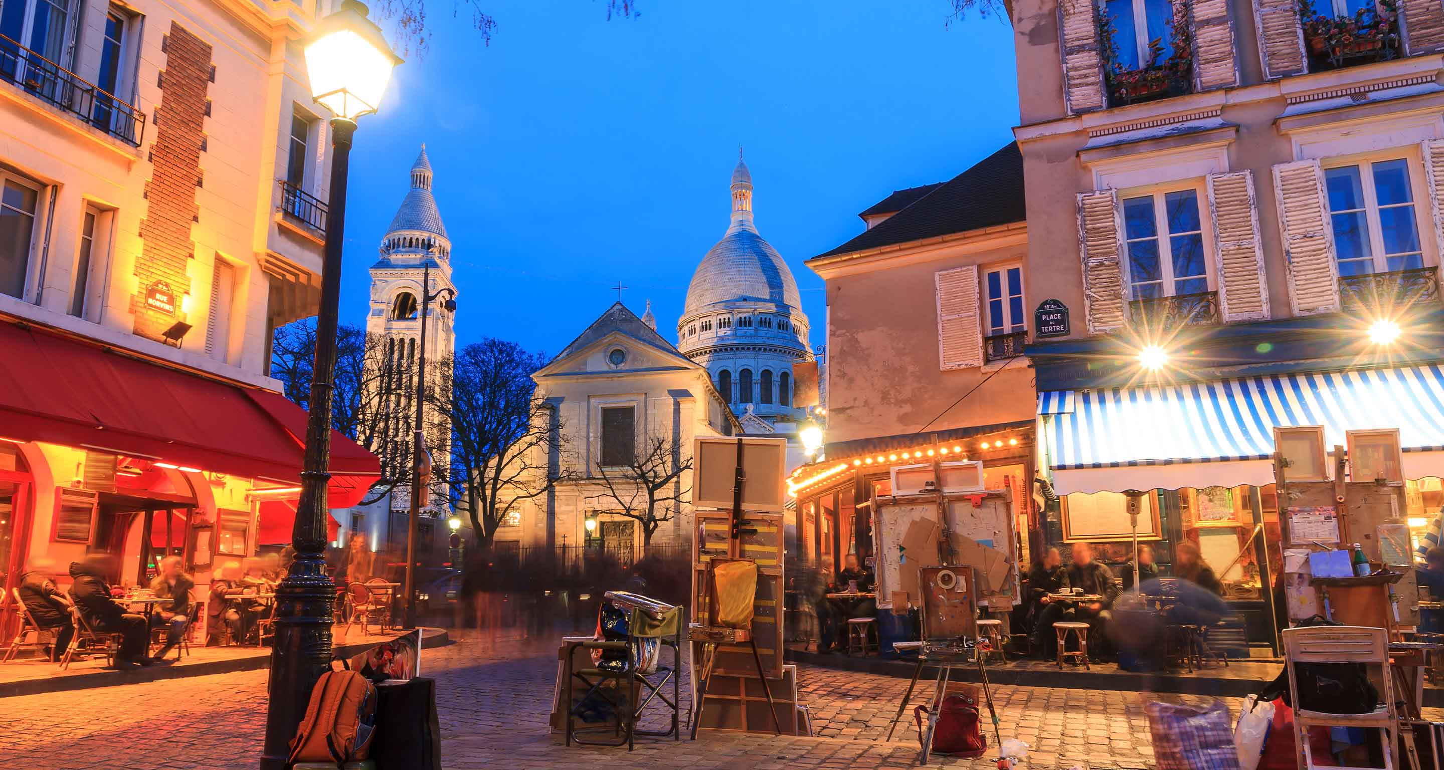 Place du Tertre in Montmartre.