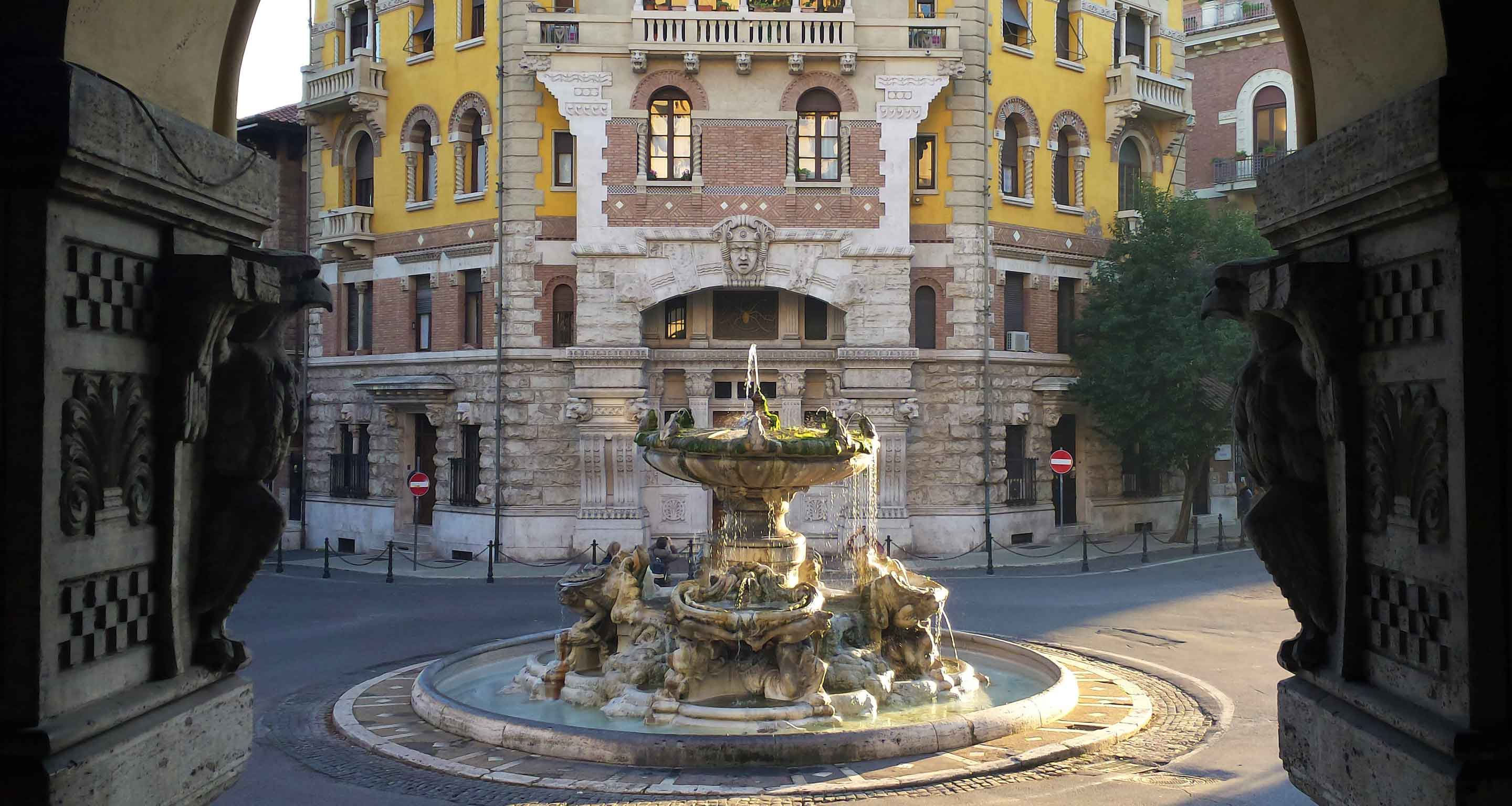 Quartiere Coppedè in Rome.